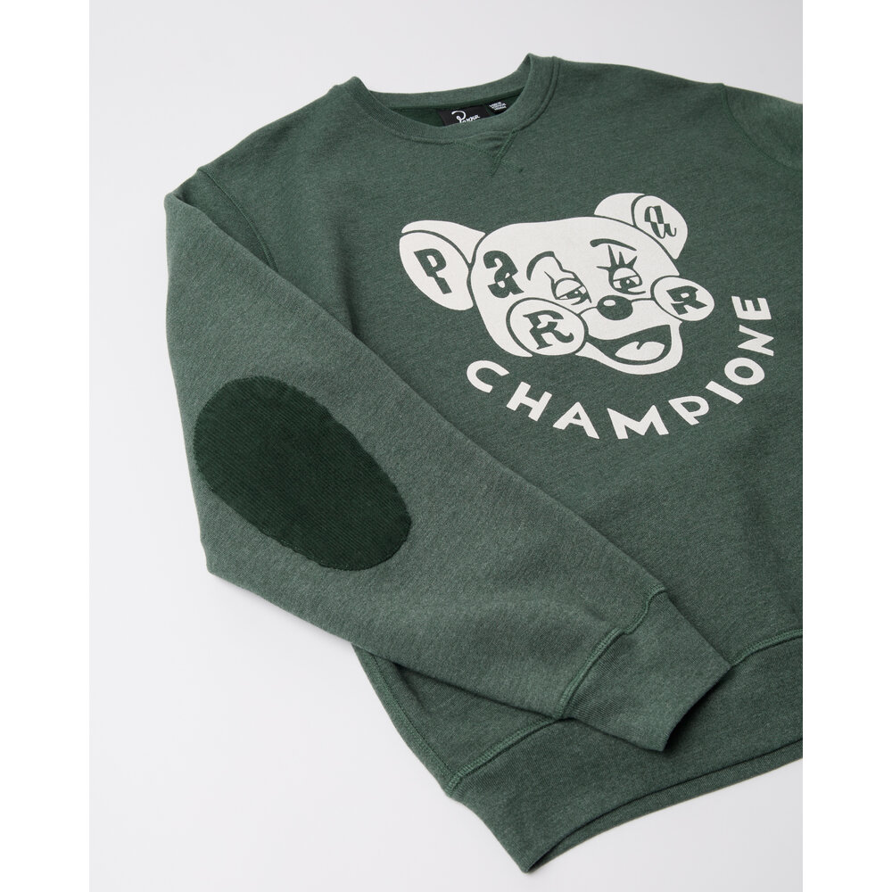 BY PARRA TIRED CHAMPIONE CREW NECK SWEATSHIRT