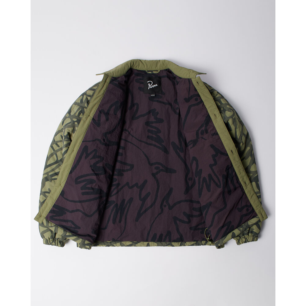 BY PARRA A FOREST QUILTED JACKET GREEN