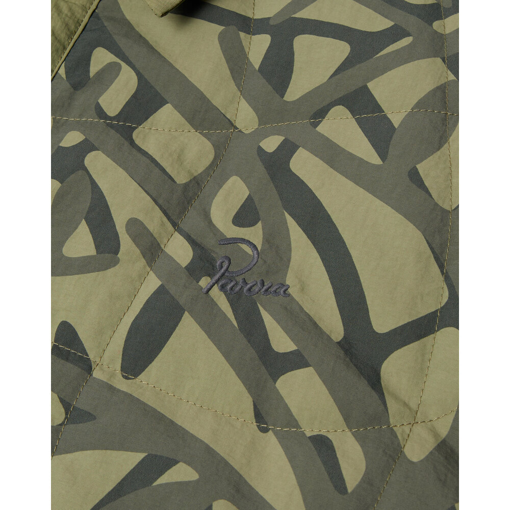 BY PARRA A FOREST QUILTED JACKET GREEN