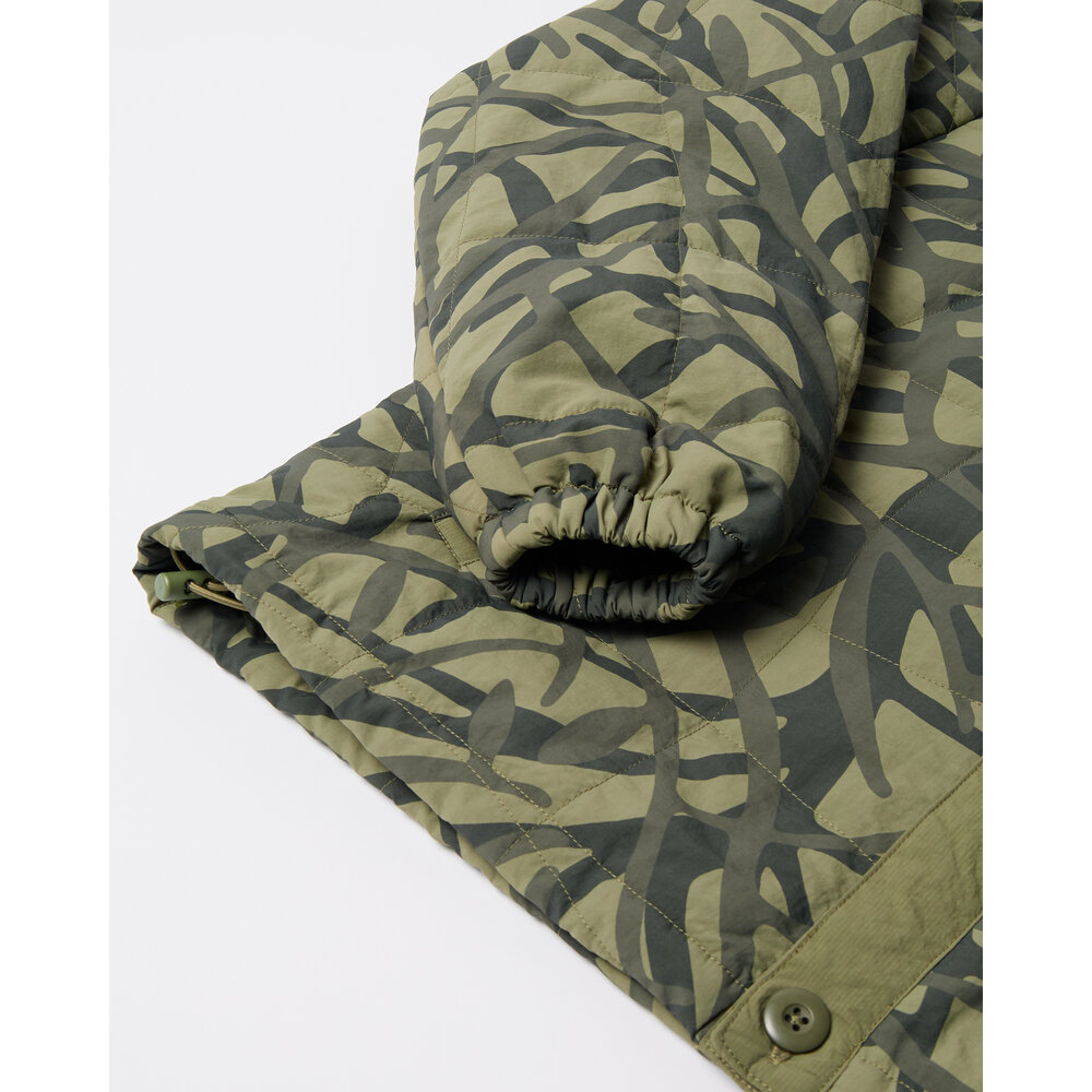 BY PARRA A FOREST QUILTED JACKET GREEN
