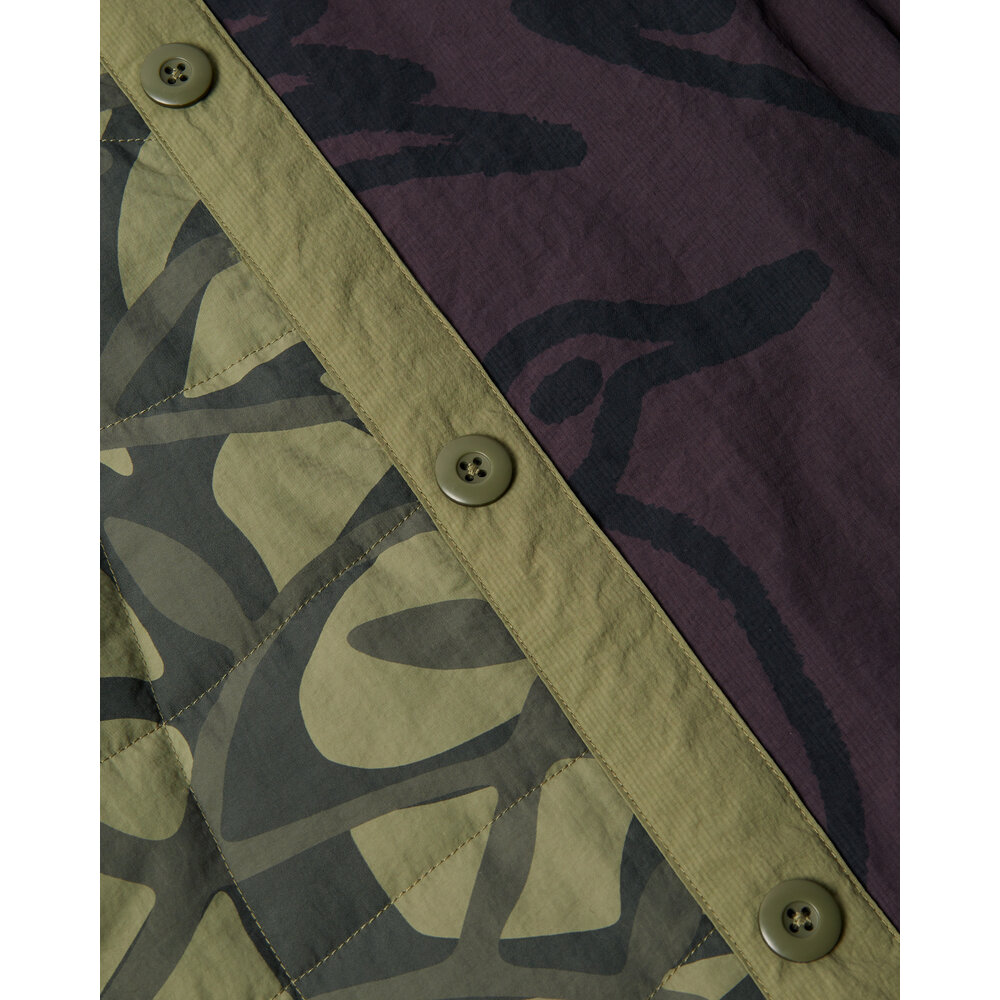 BY PARRA A FOREST QUILTED JACKET GREEN