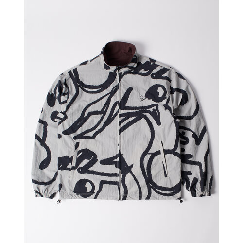 BY PARRA FREAK SCENE REVERSIBLE TRACK TOP GREY