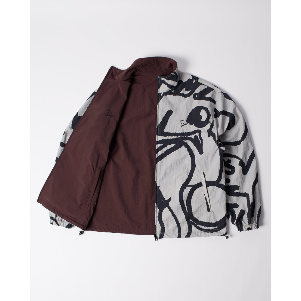 BY PARRA FREAK SCENE REVERSIBLE TRACK TOP GREY