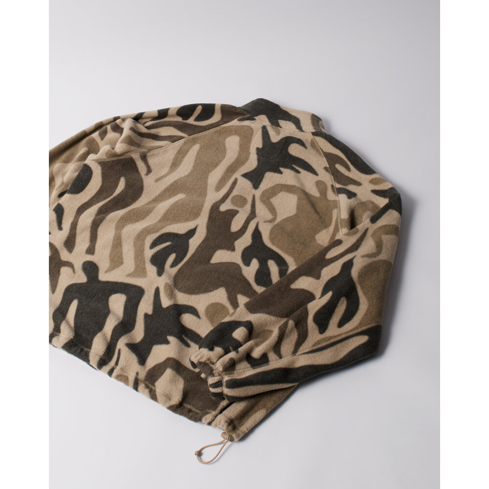 BY PARRA JUST LIKE HEAVEN FLEECE JACKET SAND