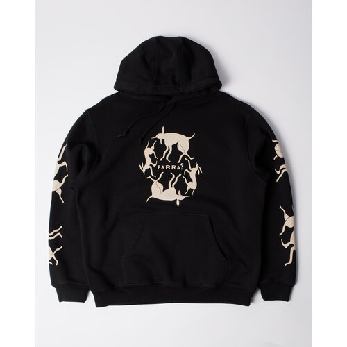 BY PARRA NON GRAND CAFE HOODED SWEATSHIRT BLACK