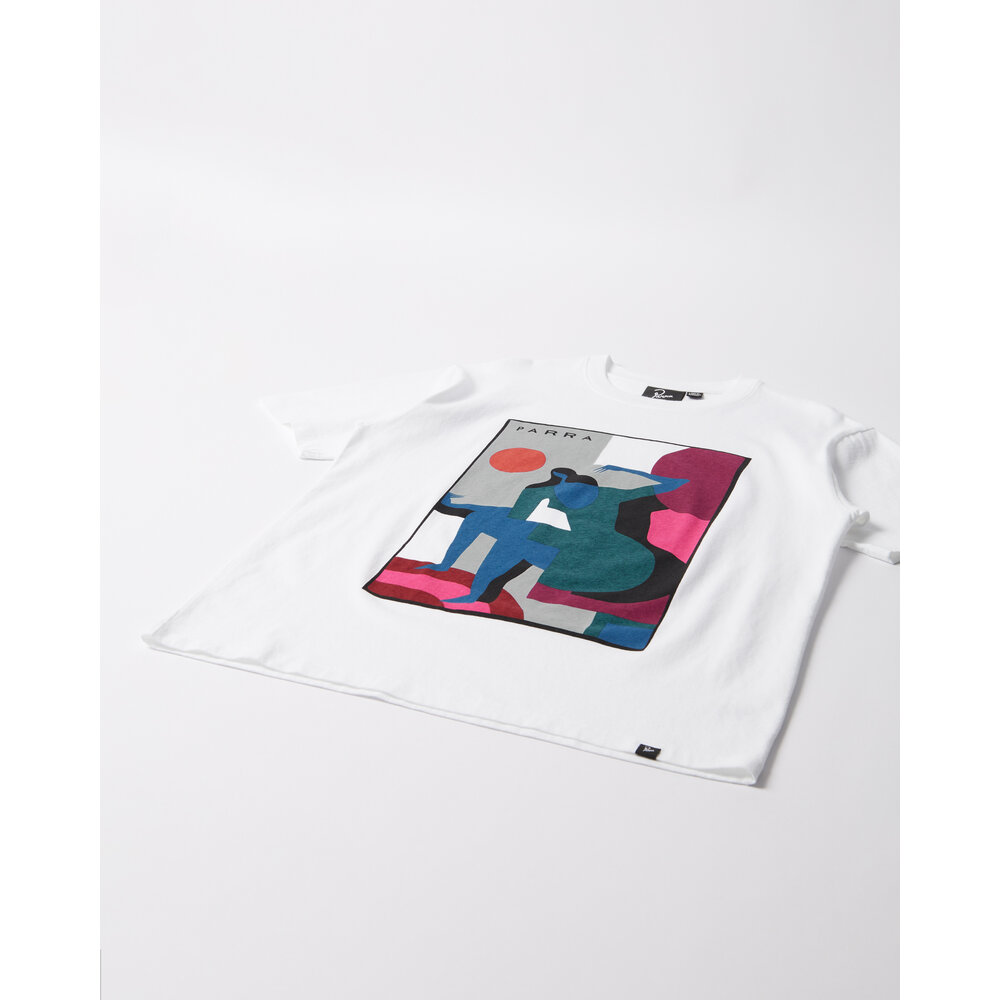BY PARRA BALL TO THE FACE T-SHIRT WHITE