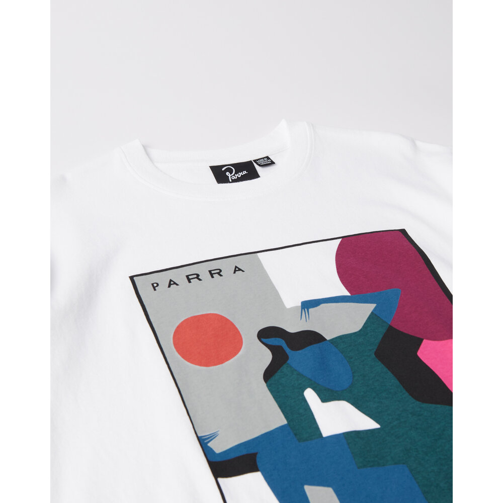 BY PARRA BALL TO THE FACE T-SHIRT WHITE