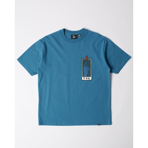 BY PARRA HANDS OF TIME T-SHIRT BLUE