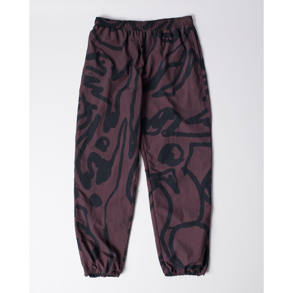 BY PARRA FREAK SCENE TRACK PANTS BROWN