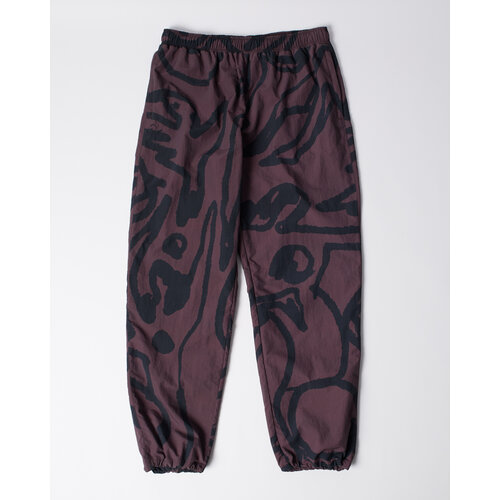 BY PARRA FREAK SCENE TRACK PANTS BROWN