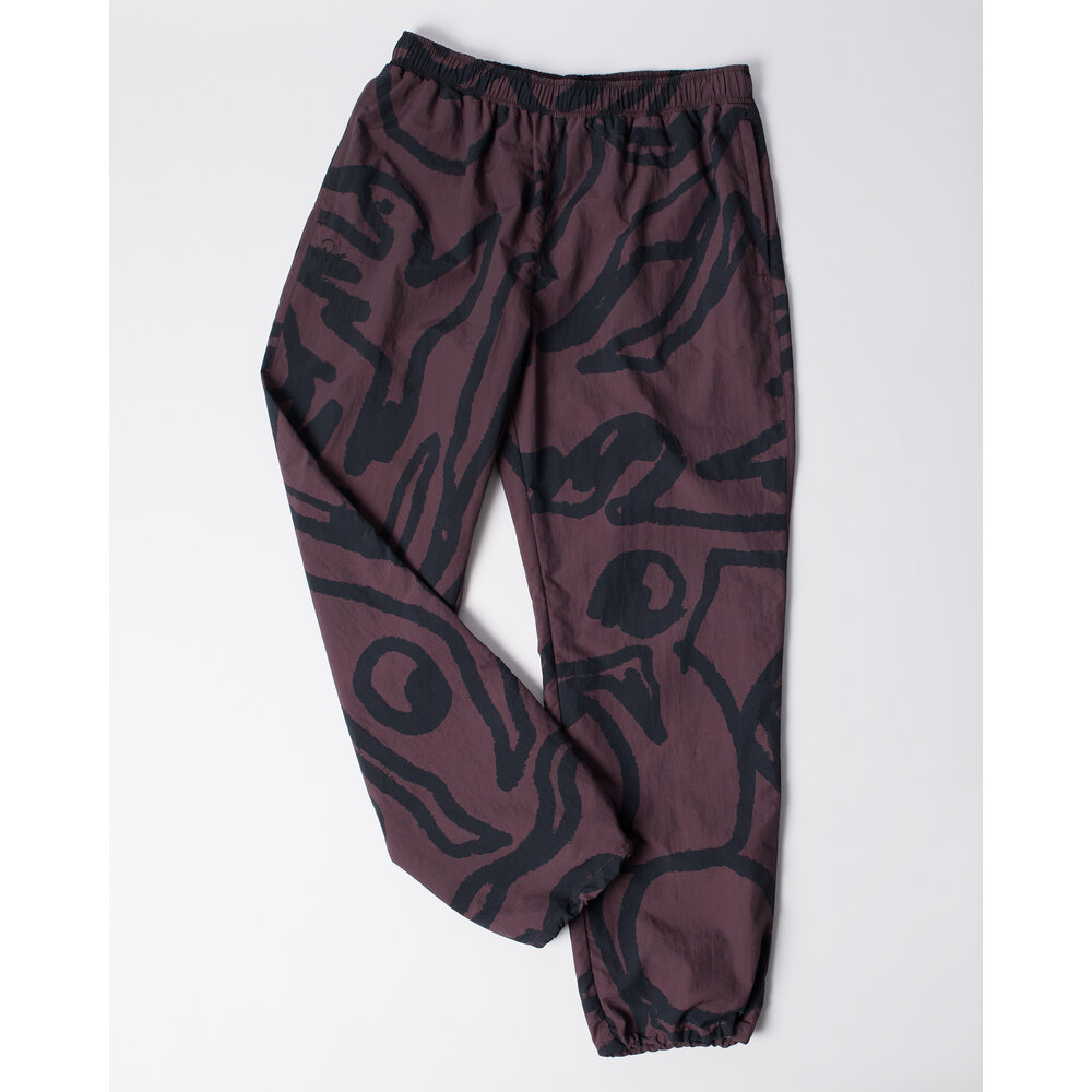 BY PARRA FREAK SCENE TRACK PANTS BROWN