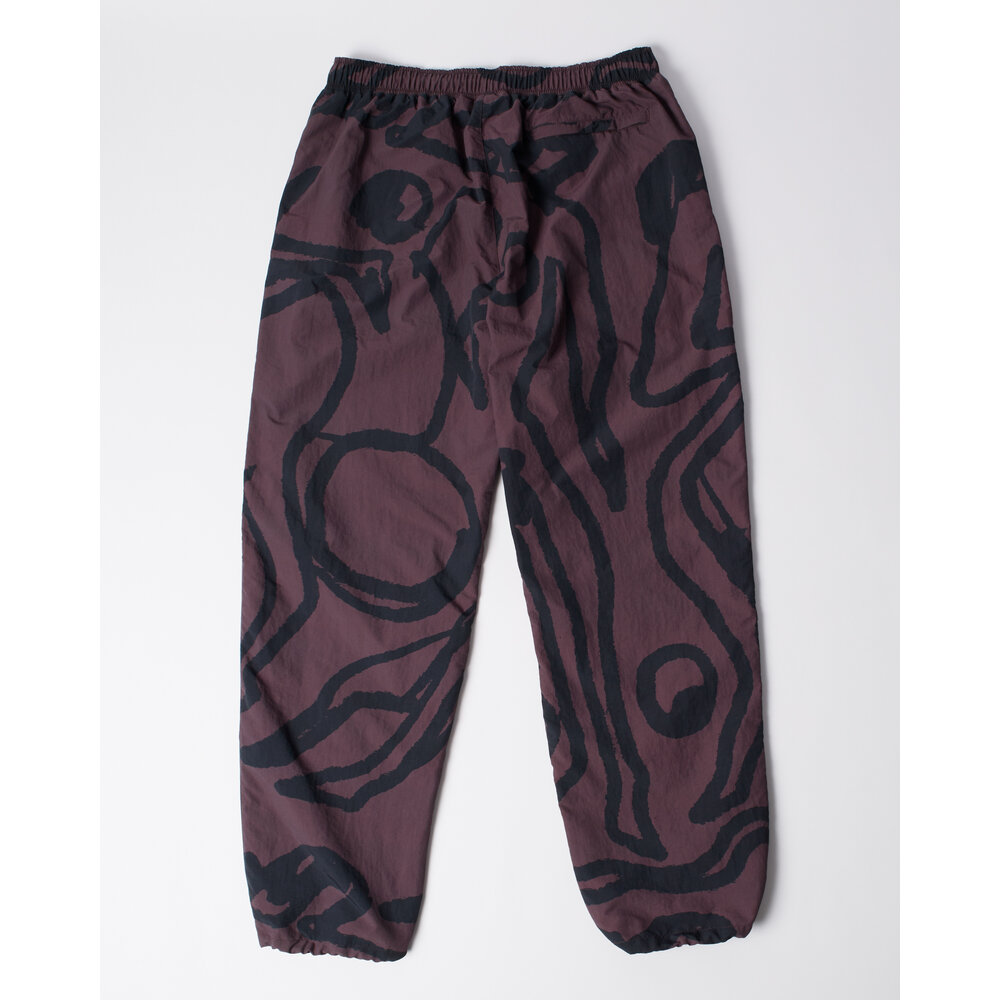 BY PARRA FREAK SCENE TRACK PANTS BROWN
