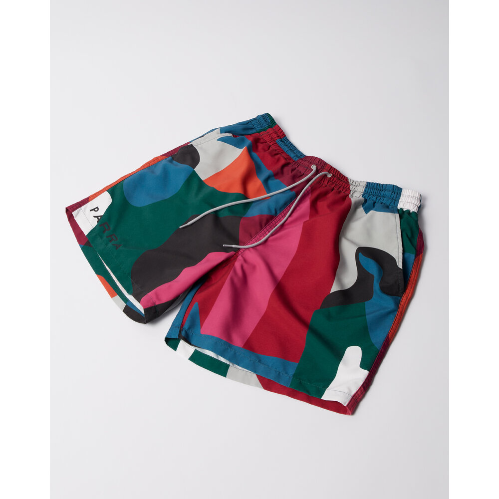 BY PARRA BALL TO THE FACE SWIM SHORTS MULTI