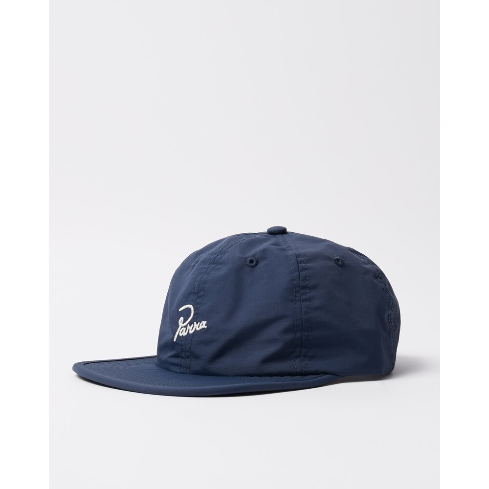 BY PARRA SIGNATURE 6 PANEL HAT BLUE