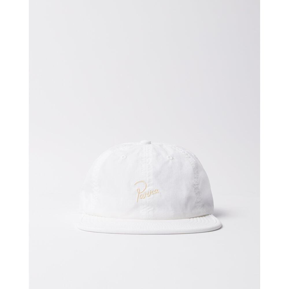 BY PARRA SIGNATURE 6 PANEL HAT WHITE