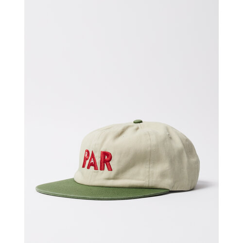 BY PARRA PAPER PAR 6 PANEL HAT GREEN 55298 - WOEI