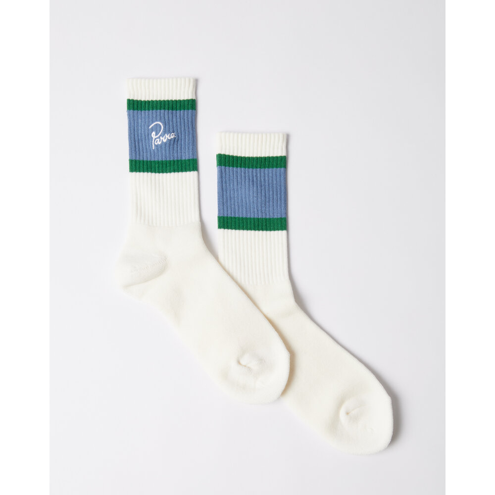 BY PARRA SIGNATURE STRIPED CREW SOCKS