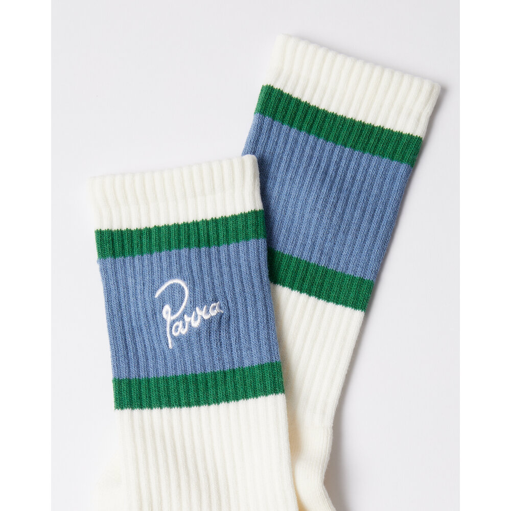 BY PARRA SIGNATURE STRIPED CREW SOCKS