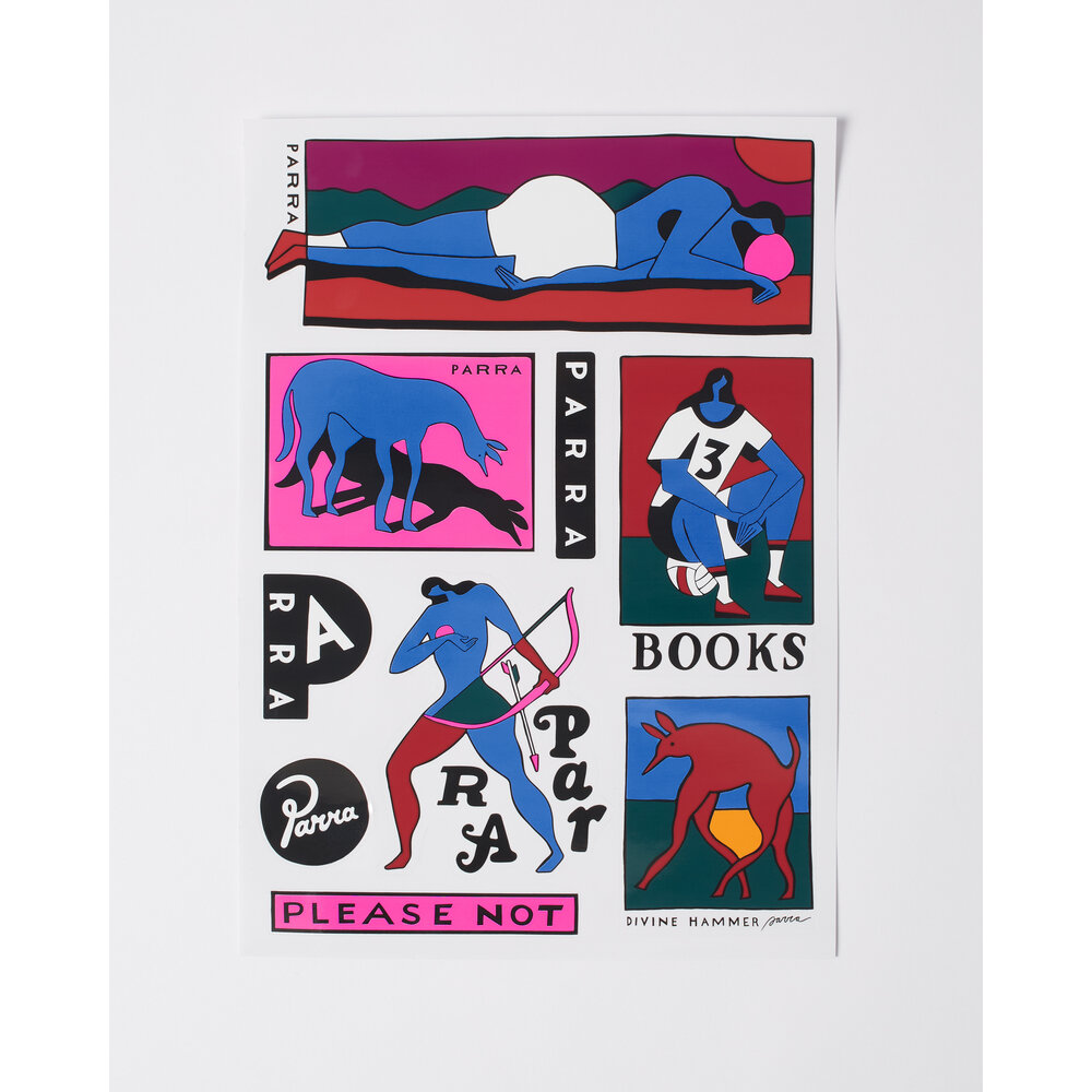 BY PARRA VARIOUS VINYL STICKER SHEET