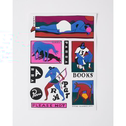 BY PARRA VARIOUS VINYL STICKER SHEET