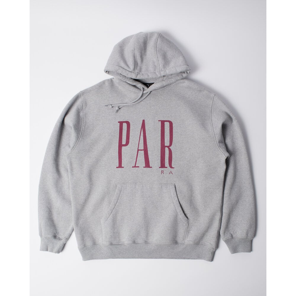 BY PARRA GAPPED HOODED SWEATSHIRT ‘GREY’
