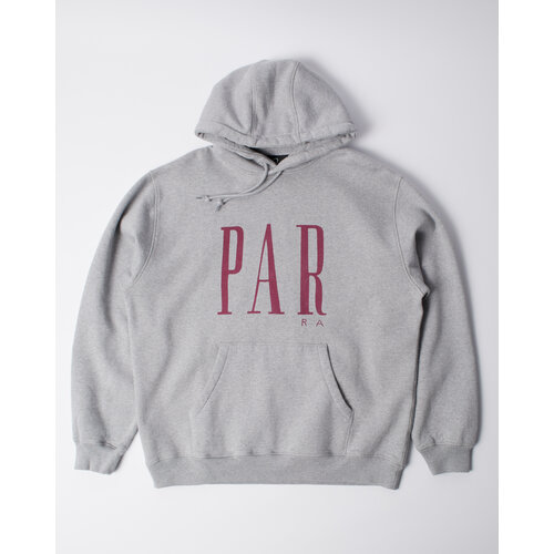 BY PARRA GAPPED HOODED SWEATSHIRT ‘GREY’
