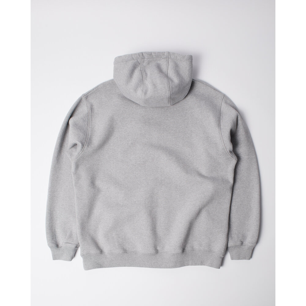 BY PARRA GAPPED HOODED SWEATSHIRT ‘GREY’