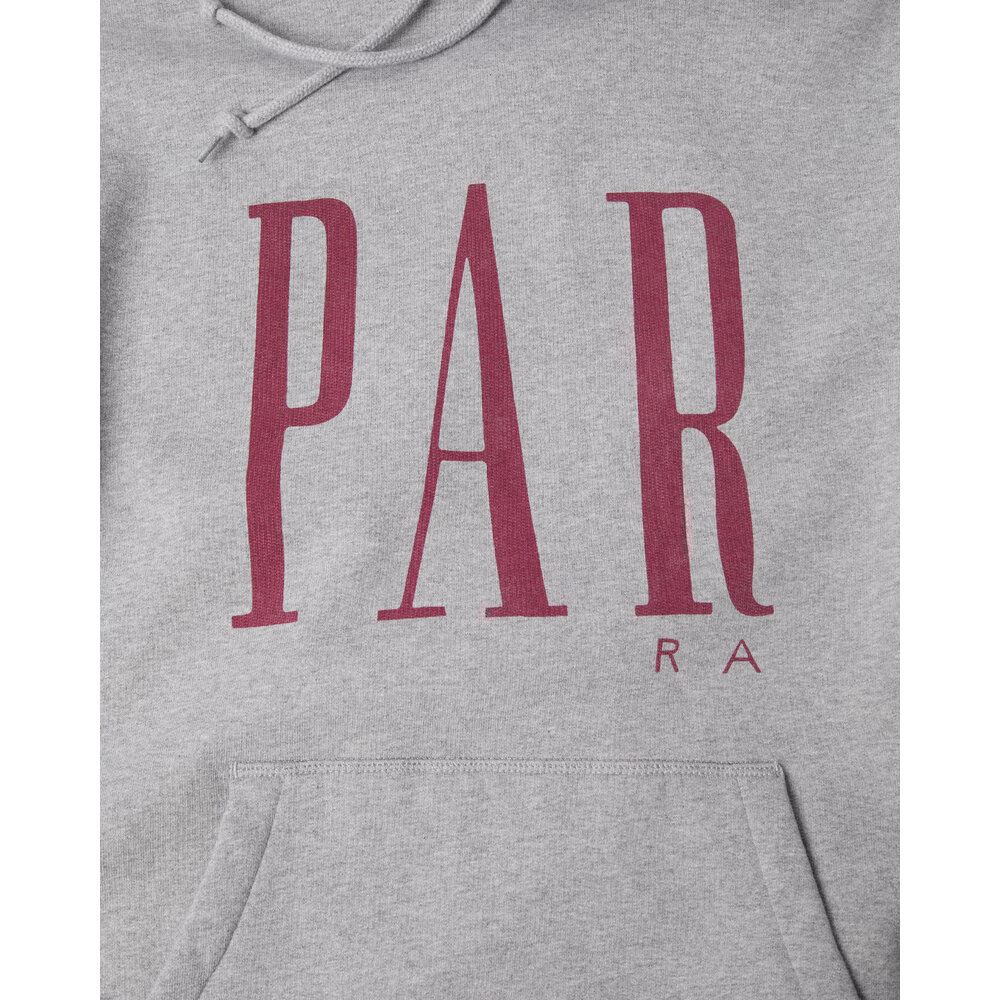 BY PARRA GAPPED HOODED SWEATSHIRT ‘GREY’