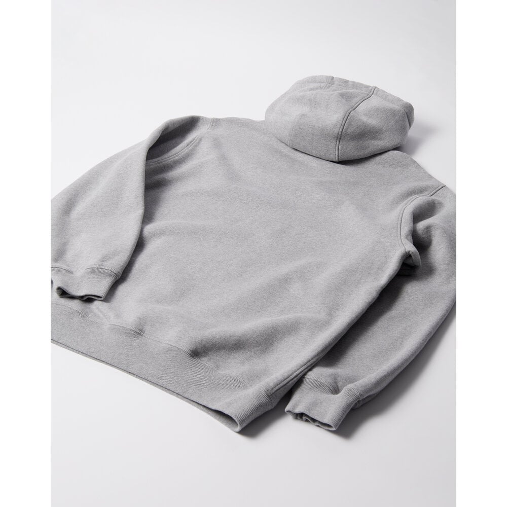 BY PARRA GAPPED HOODED SWEATSHIRT ‘GREY’