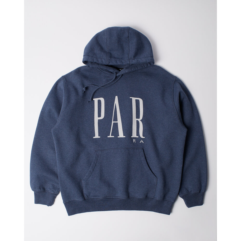 BY PARRA GAPPED HOODED SWEATSHIRT ‘BLUE’