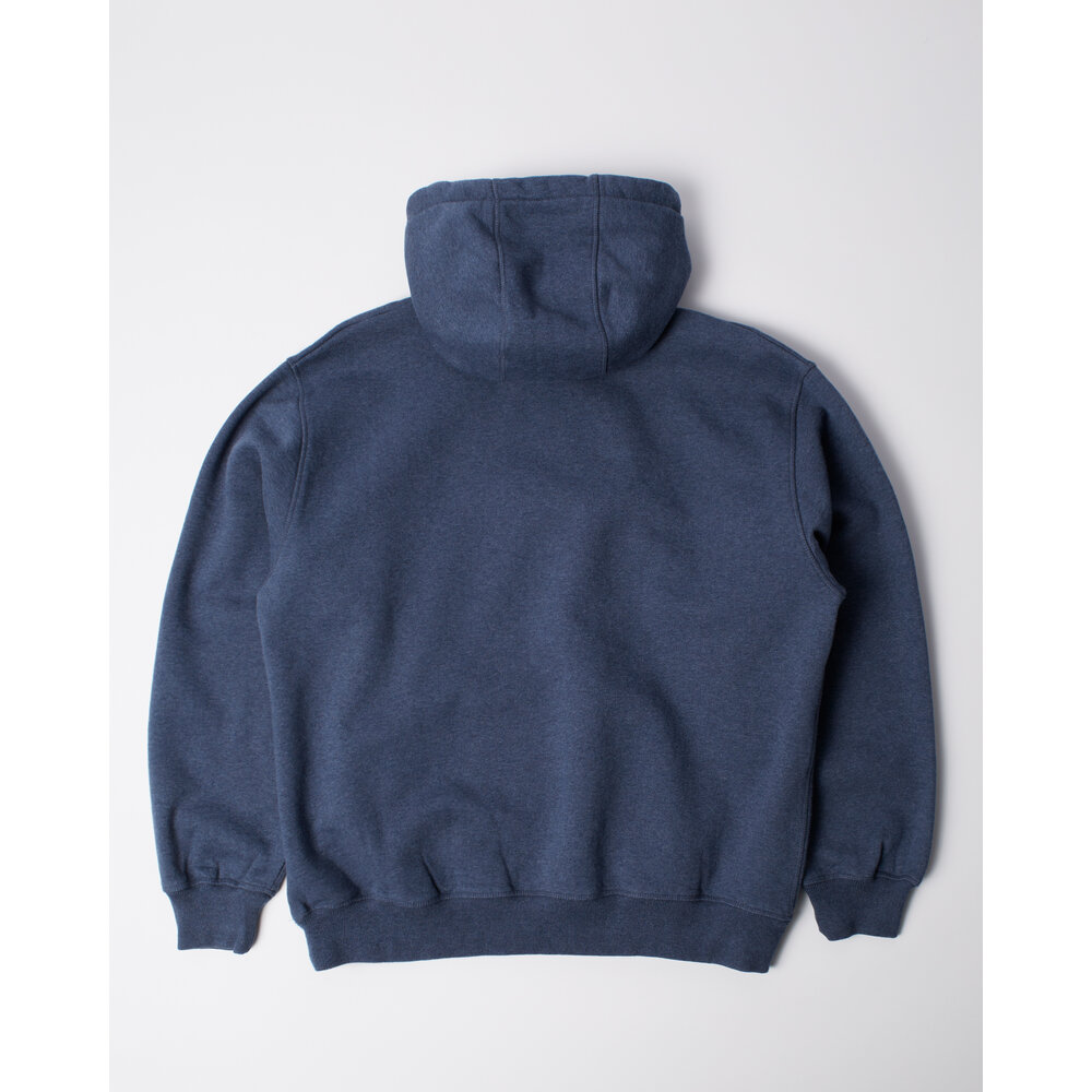 BY PARRA GAPPED HOODED SWEATSHIRT ‘BLUE’