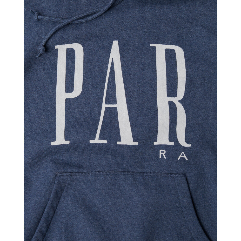 BY PARRA GAPPED HOODED SWEATSHIRT ‘BLUE’
