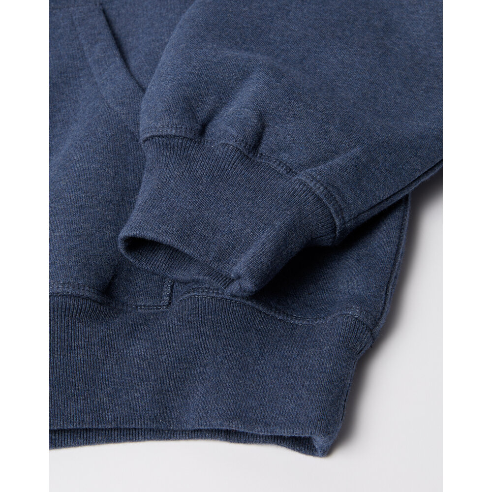 BY PARRA GAPPED HOODED SWEATSHIRT ‘BLUE’