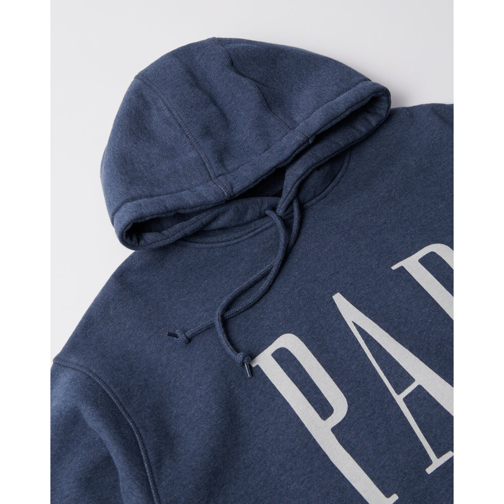 BY PARRA GAPPED HOODED SWEATSHIRT ‘BLUE’