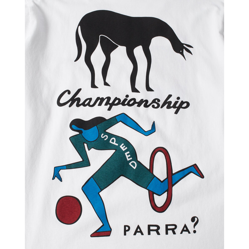 BY PARRA DIVINE HAMMER LONG SLEEVE T-SHIRT ‘WHITE’