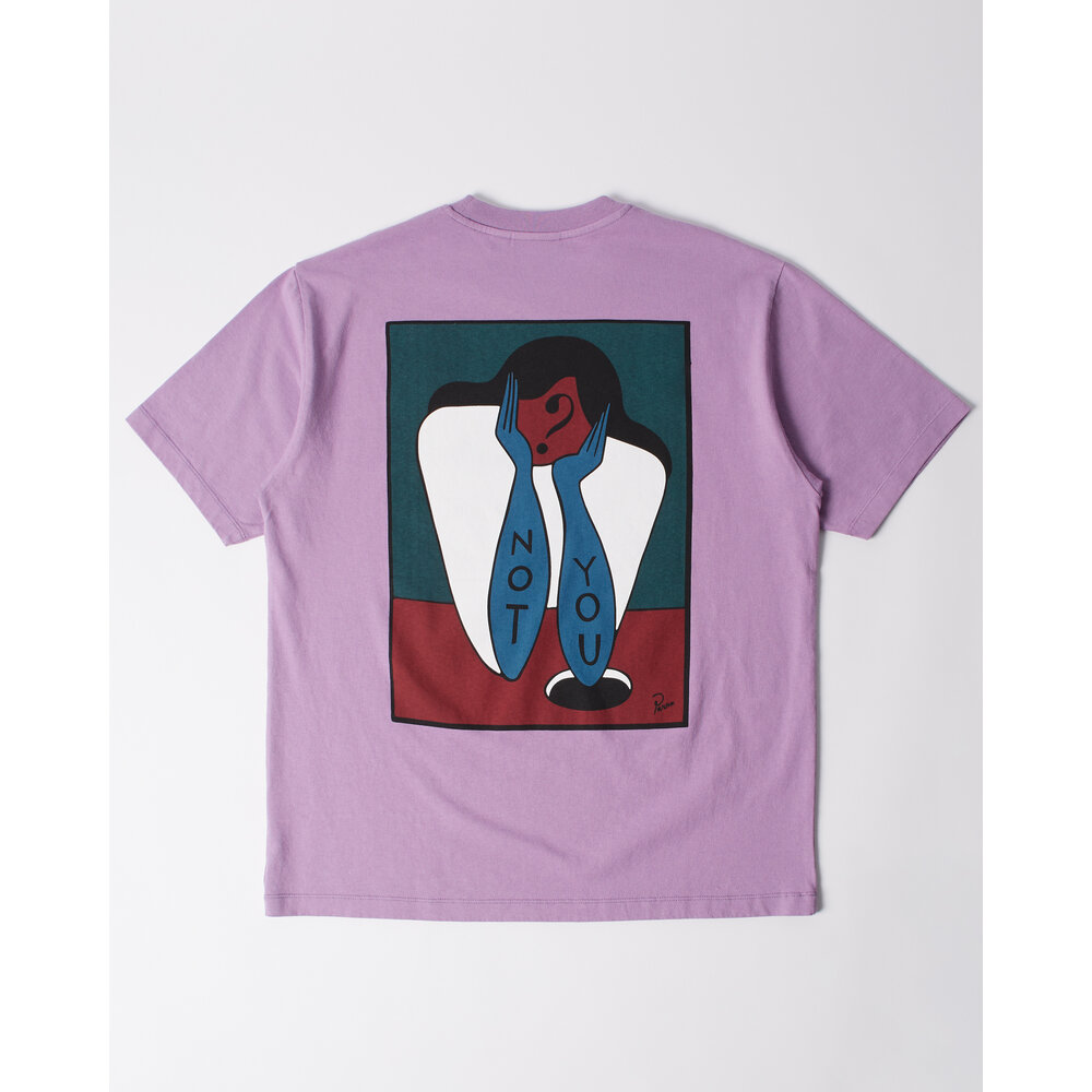 BY PARRA NOT YOU T-SHIRT ‘PURPLE’