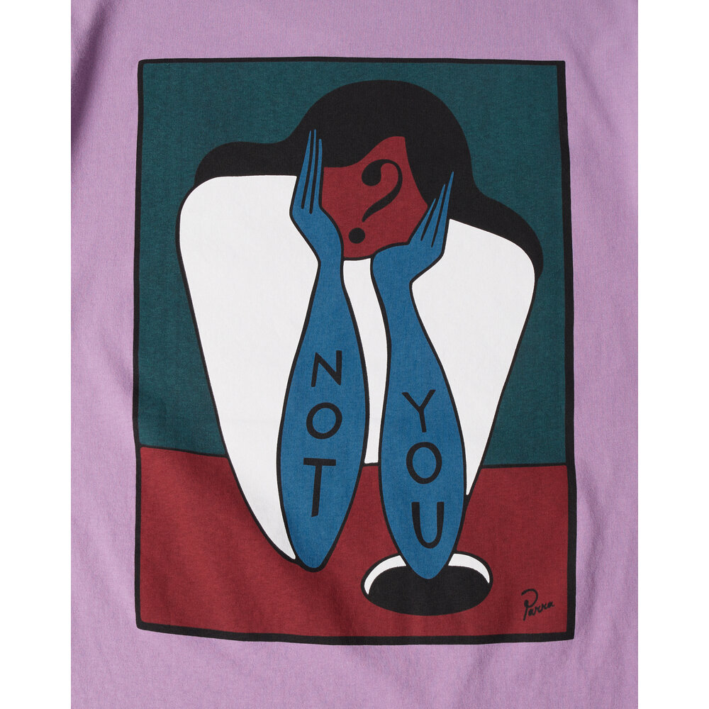 BY PARRA NOT YOU T-SHIRT ‘PURPLE’