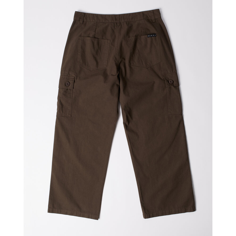 BY PARRA STUFF CARGO PANTS ‘BROWN’