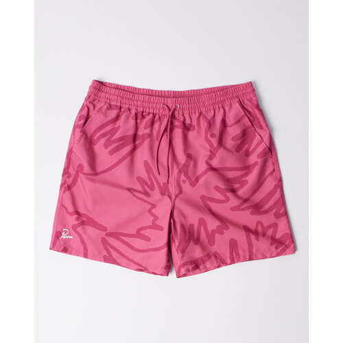 BY PARRA BIRDS FLY FREE SWIM SHORTS ‘PURPLE PINK’