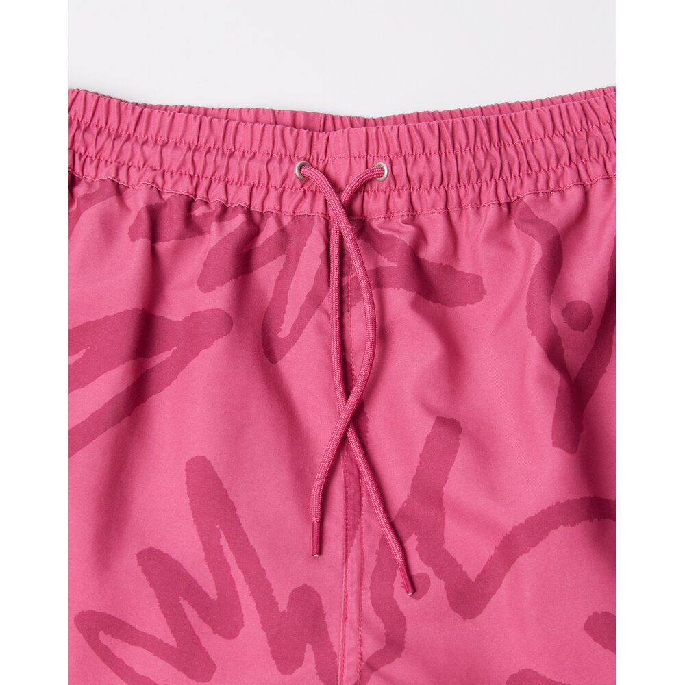 BY PARRA BIRDS FLY FREE SWIM SHORTS ‘PURPLE PINK’