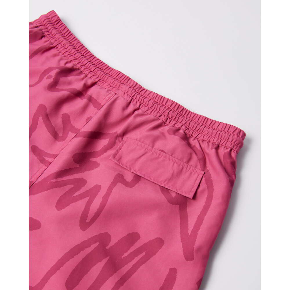 BY PARRA BIRDS FLY FREE SWIM SHORTS ‘PURPLE PINK’
