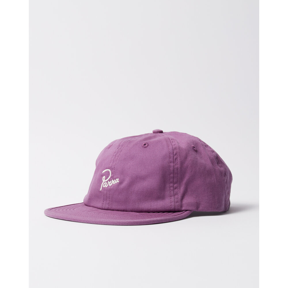 BY PARRA SIGNATURE 6 PANEL HAT ‘PURPLE’