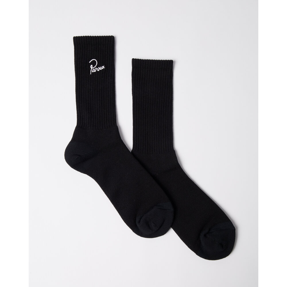 BY PARRA SIGNATURE CREW SOCKS ‘BLACK