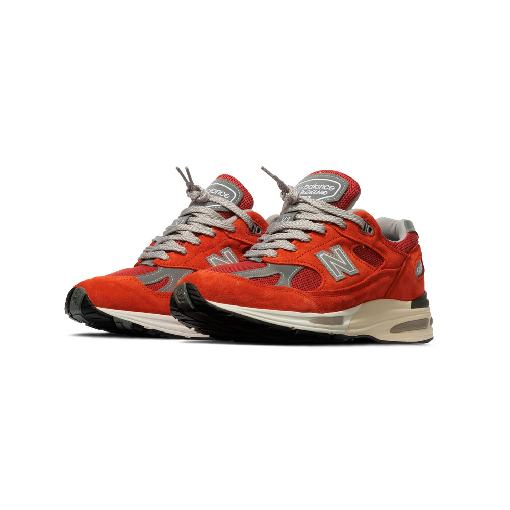 NEW BALANCE 991 V2 ‘GRENADINE FIRE WHIRL’