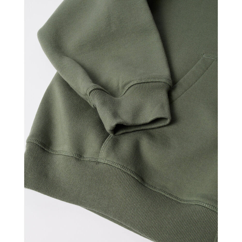 BY PARRA END THE BUNNY ZIP HOODED SWEATSHIRT GREEN