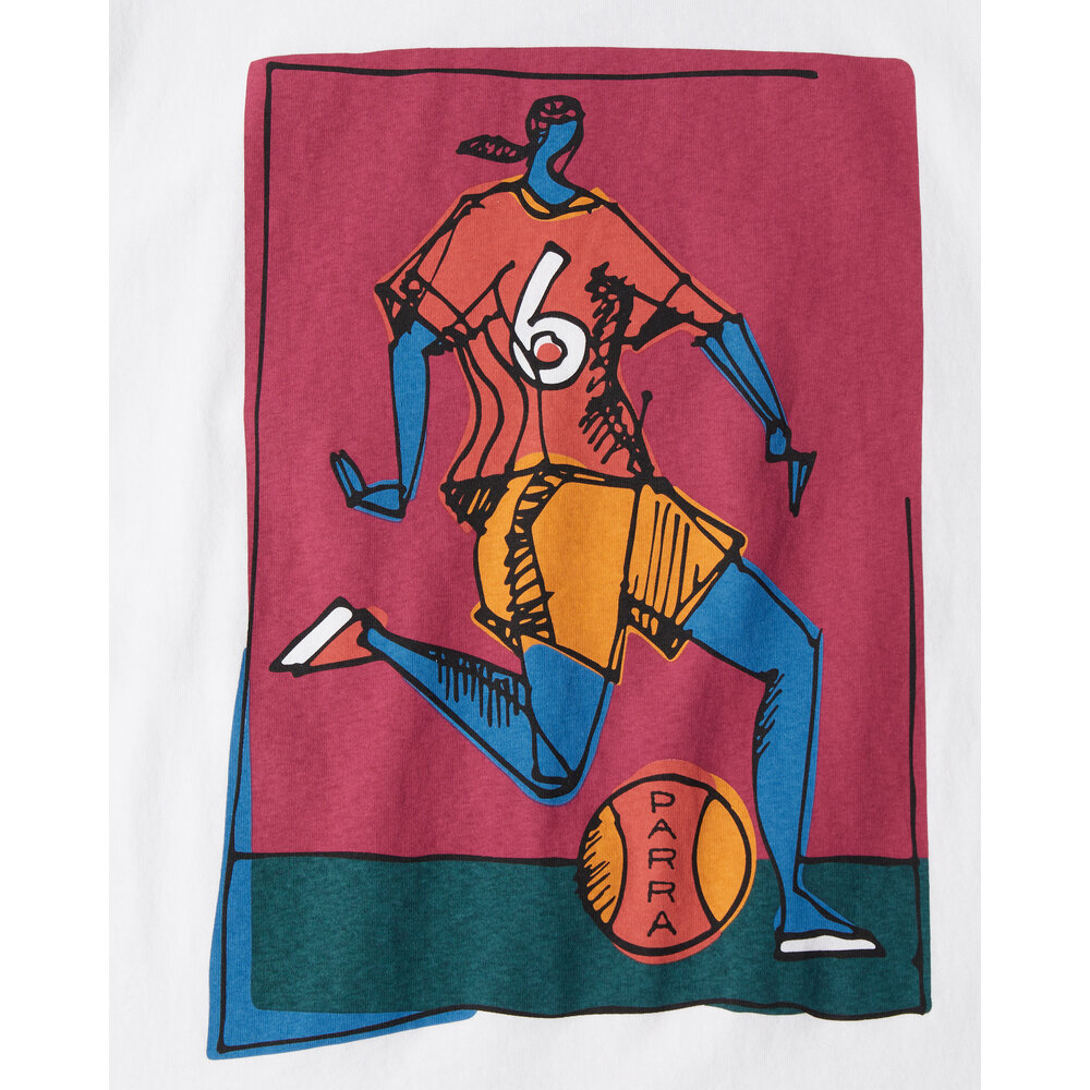 BY PARRA KICKED AROUND T-SHIRT WHITE