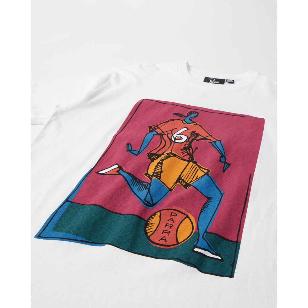 BY PARRA KICKED AROUND T-SHIRT WHITE