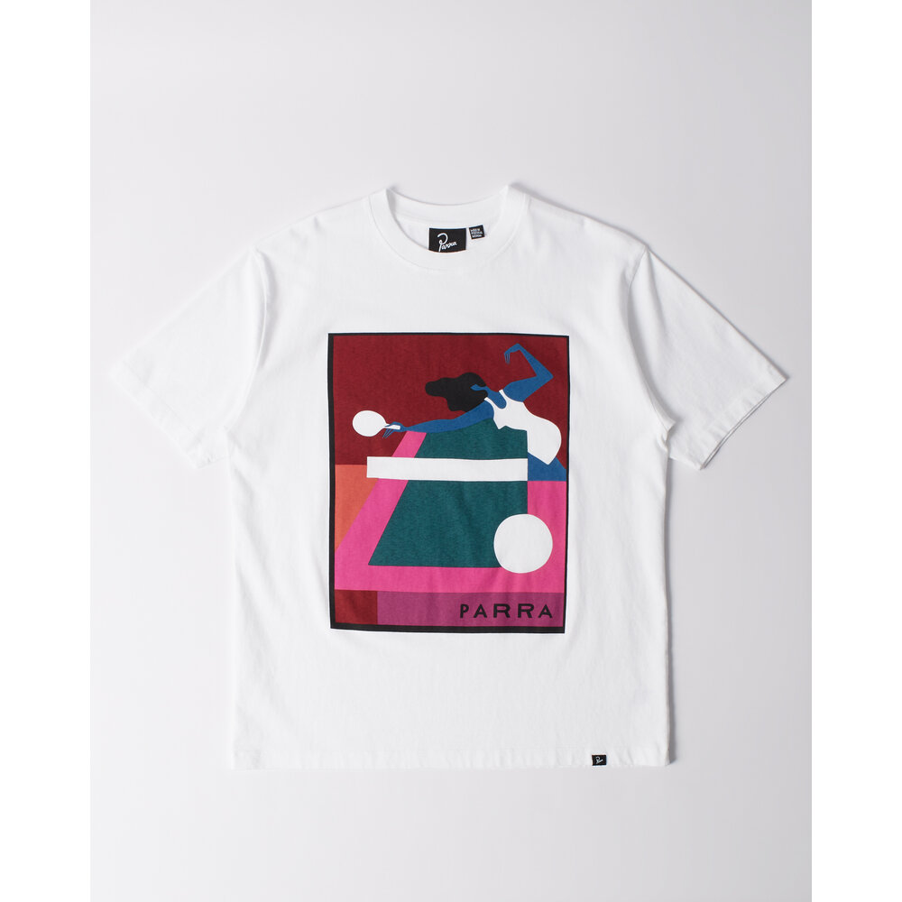 BY PARRA PING PONGED T-SHIRT WHITE