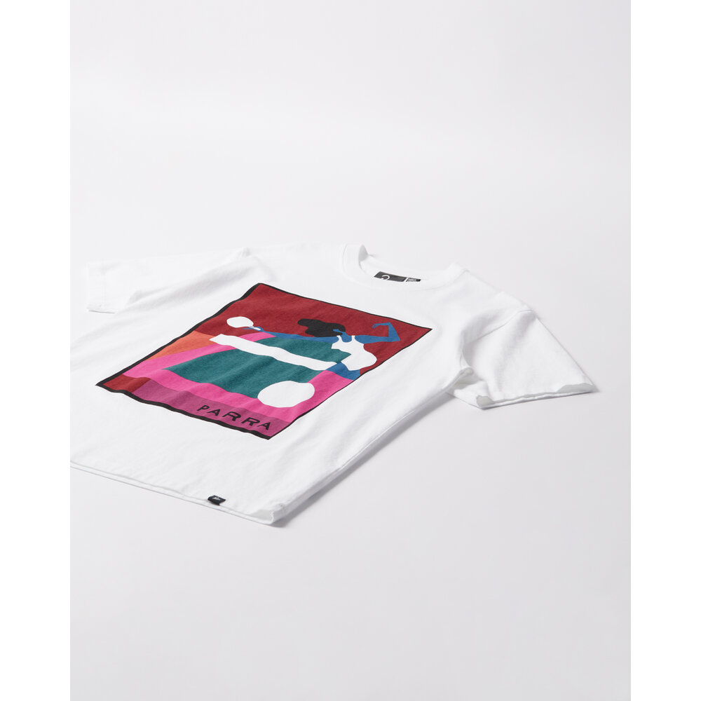 BY PARRA PING PONGED T-SHIRT WHITE