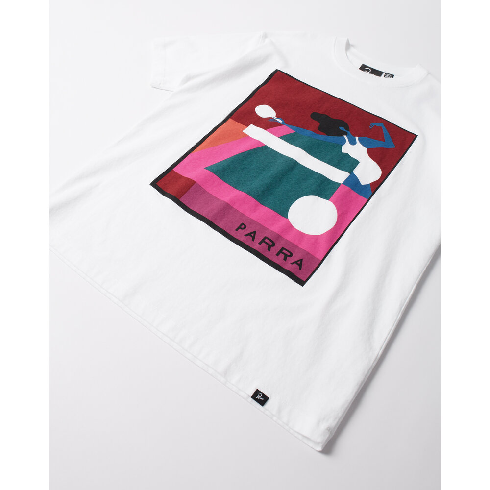 BY PARRA PING PONGED T-SHIRT WHITE